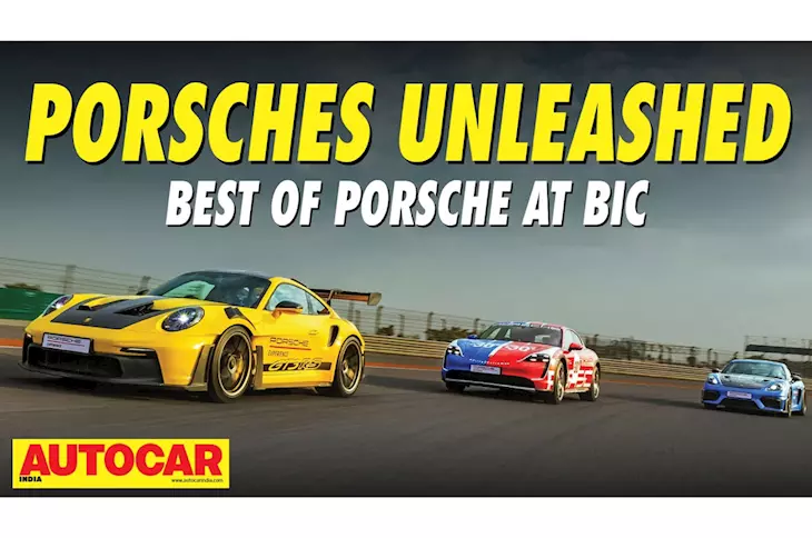 Driving Porsche's best at the Buddh International Circuit video